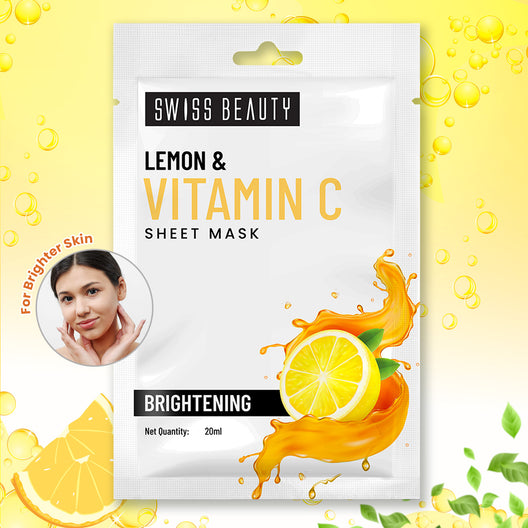 Swiss Beauty Lemon & Vitamin C Sheet Mask