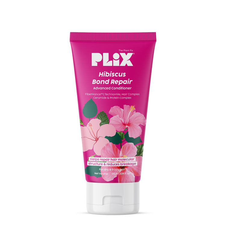 Plix Hibiscus Bond Repair Conditioner For Damaged, Frizzy Hair
(175ml)