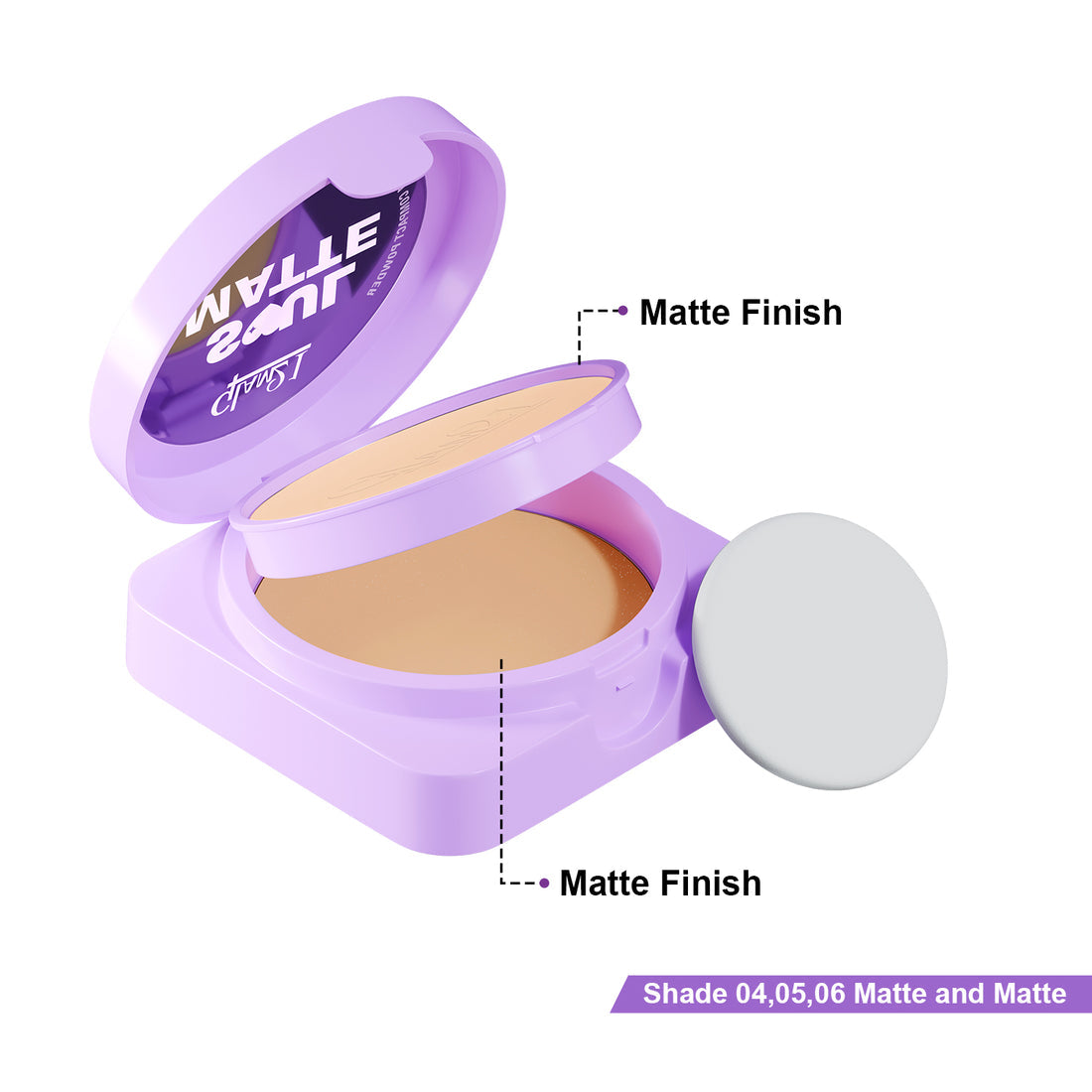 Glam21 Soul Matte Compact (04Soft Vanilla)