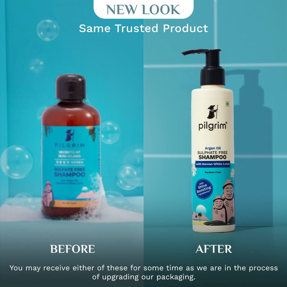 Pilgrim Sulphate Free Shampoo with Argan Oil, Camellia & White Lotus
Discover Healthy Hair