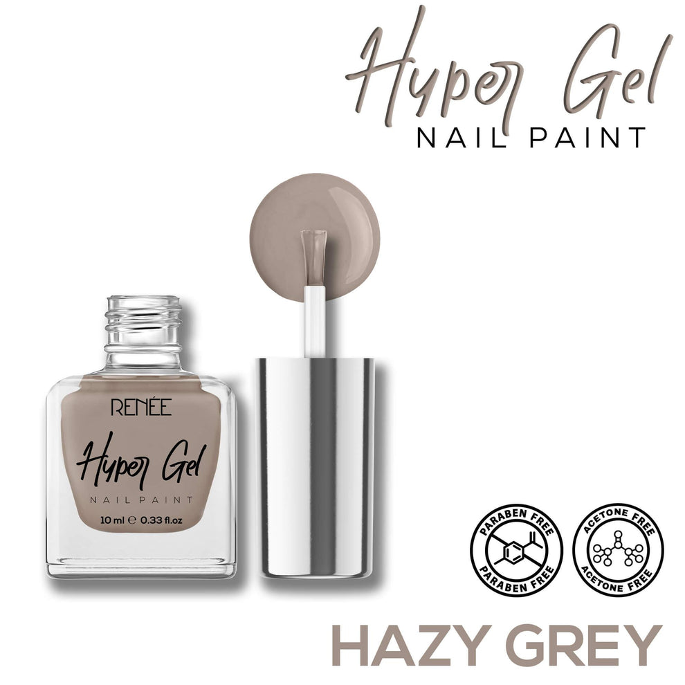 RENEE Hyper Gel Nail Paint 10ml (20 Hazy Grey)