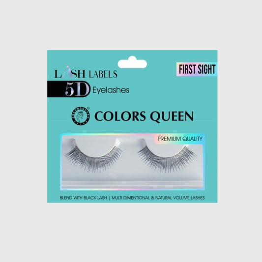 Colors Queen Lash Label 5D Natural Hair Eyelashes | 1 Pair /First Sight