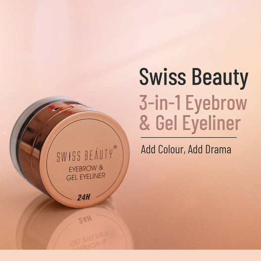 Swiss Beauty Eyebrow & Gel Eyeliner (Brown)
