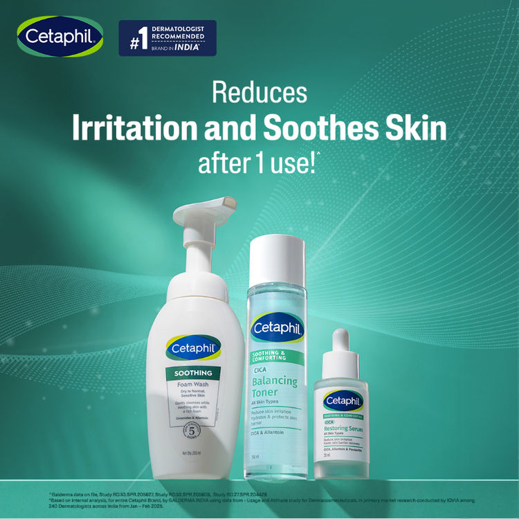 Cetaphil CICA Serum, Faster Barrier Recovery, Reduces Irritation
(30ml)
