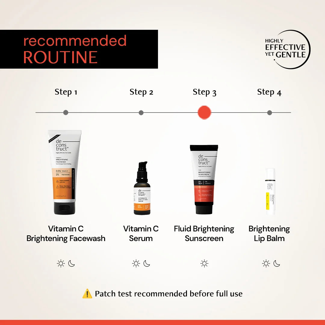 Deconstruct Fluid Brightening Sunscreen for Dry Skin - SPF 50+