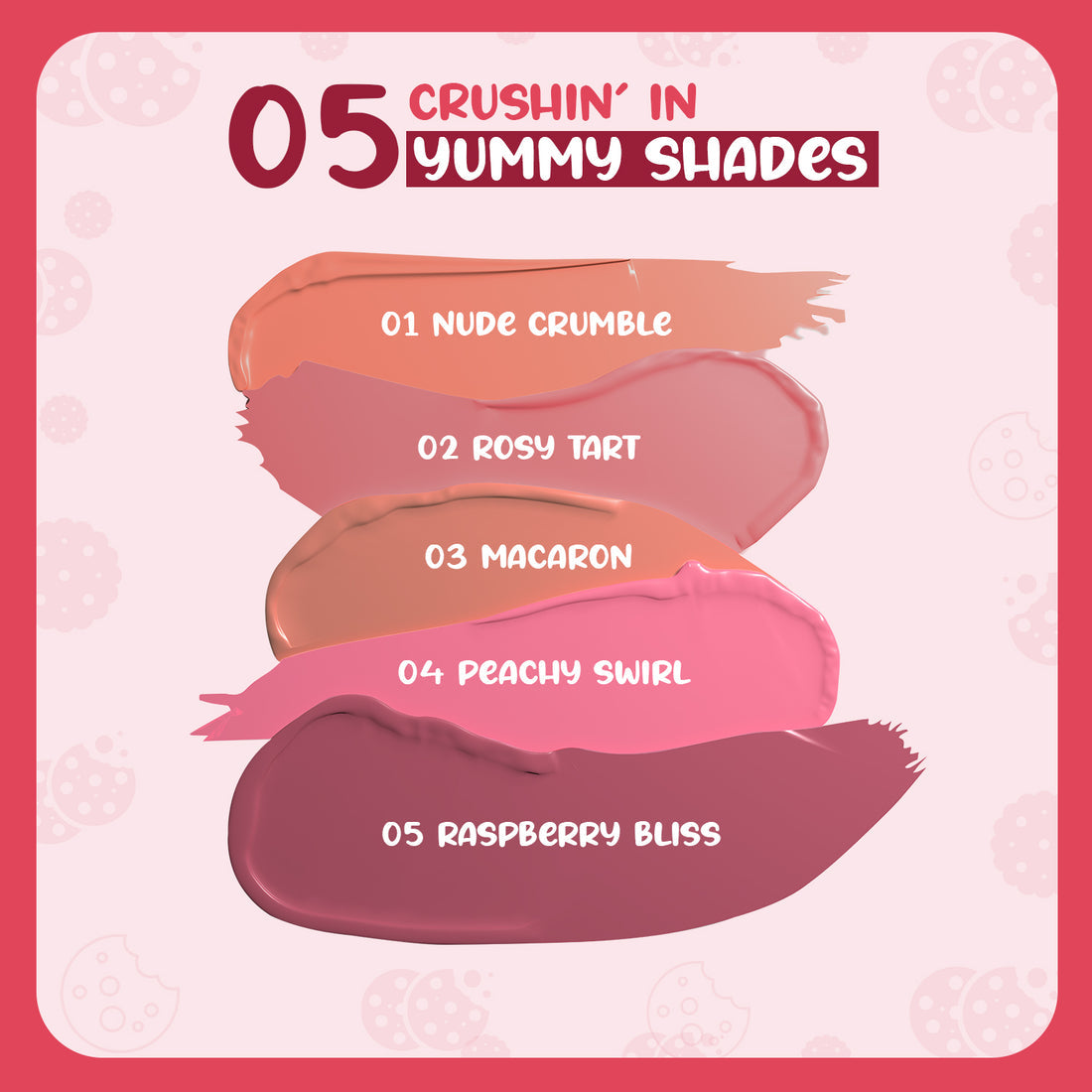 Glam21 Cookie Crush Cream Blusher (02Rosy Tart)