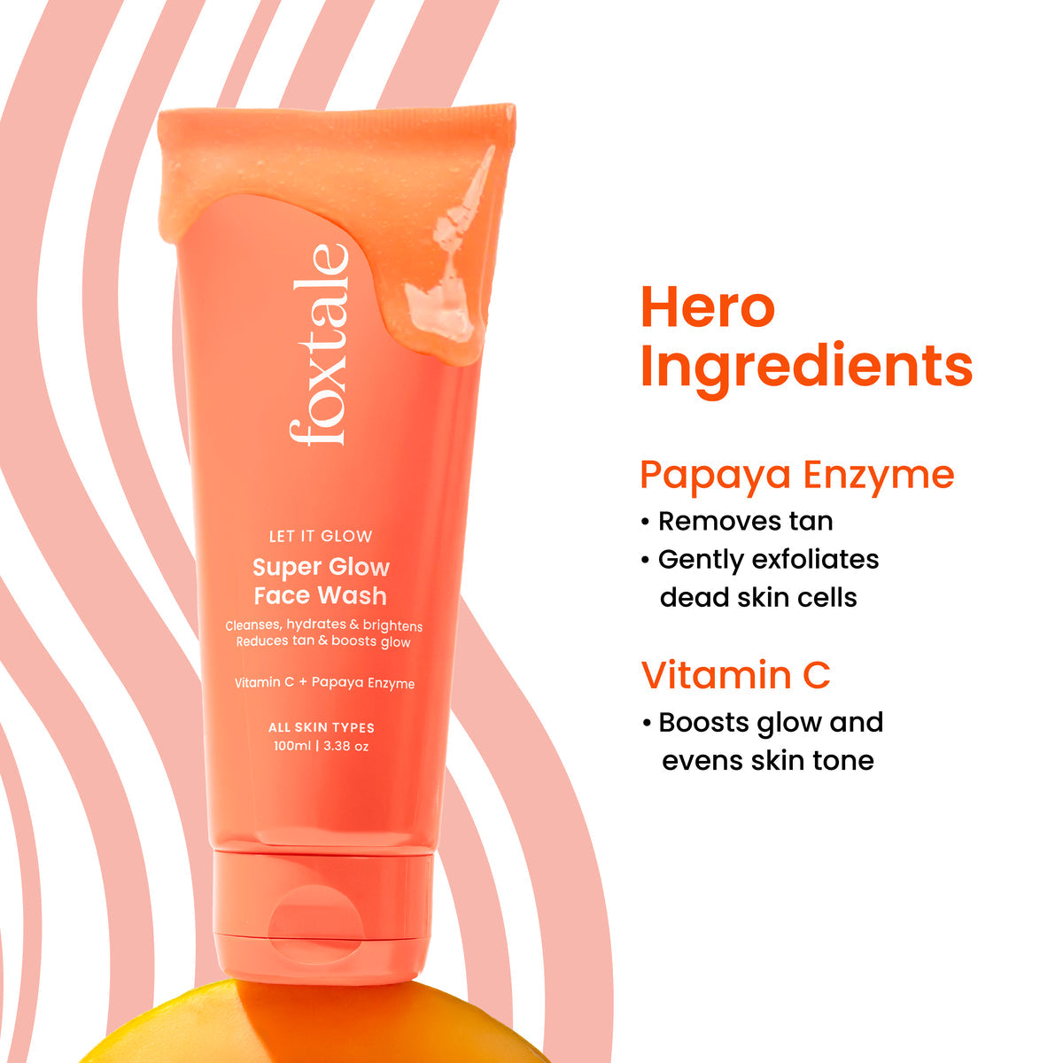 Foxtale Super Glow Face Wash | 100ml