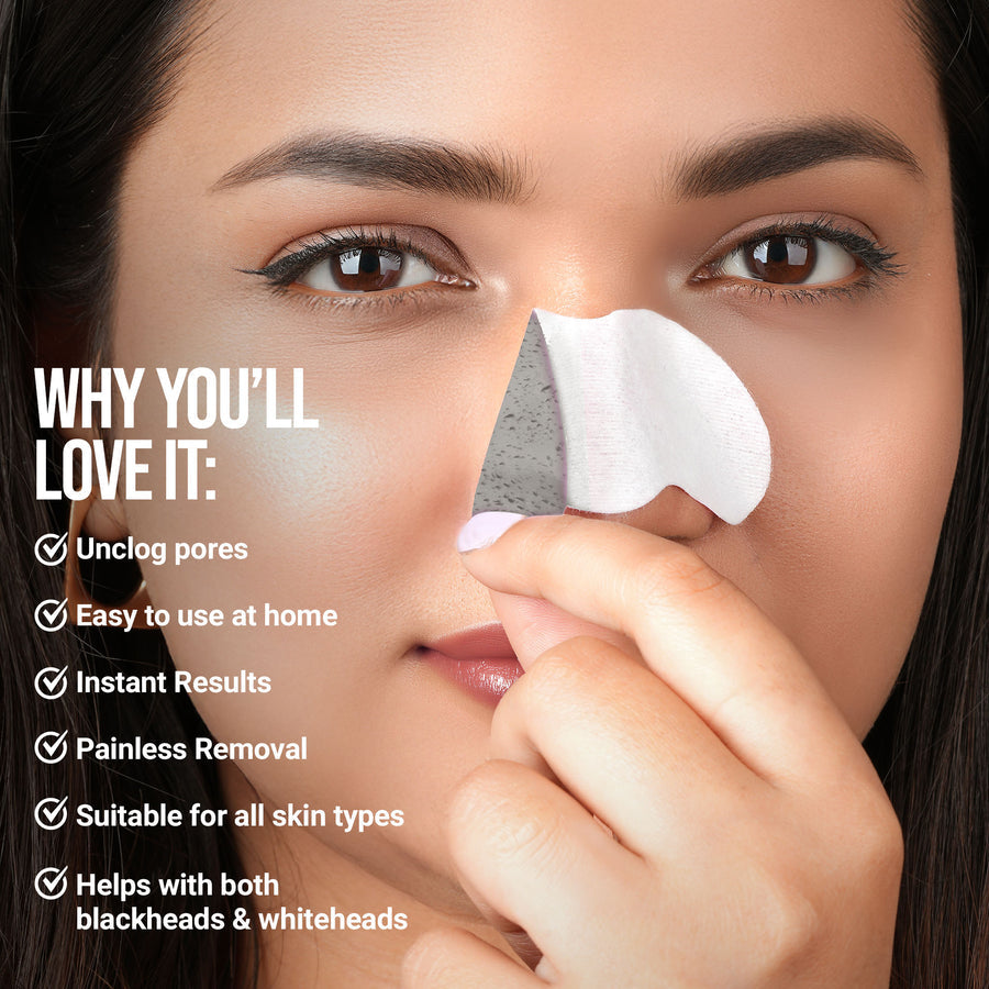Hilary Rhoda Deep Cleanse Nose Strips 01 Charcoal