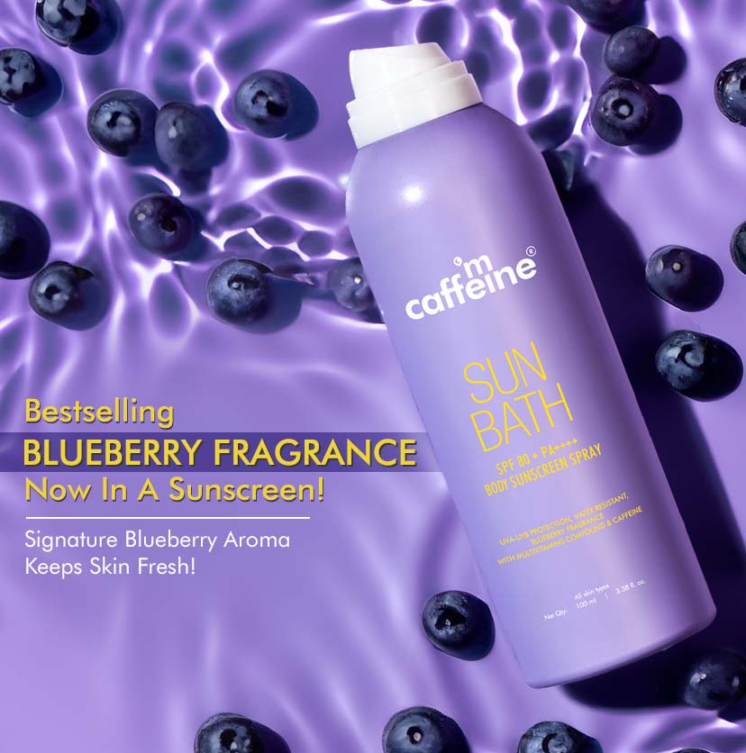 Mcaffeine Sun Bath SPF Body Sunscreen 80+ PA ++++ Spray - 100ml