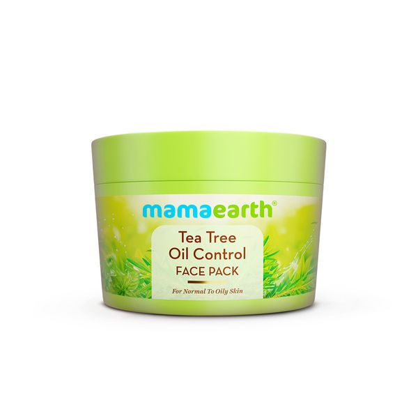 Mamaearth Tea Tree Oil Control Face Pack with Tea Tree & Salicylic Acid for Normal to Oily Skin - 200 g