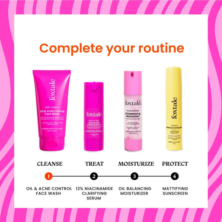 Foxtale True Clarity Oil And Acne Control Face Wash
(150ml)