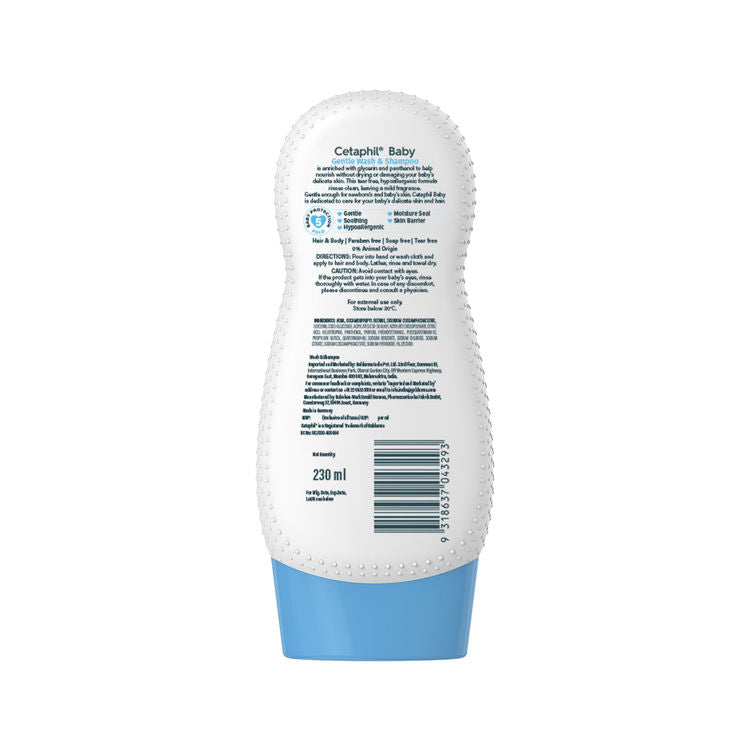 Cetaphil Baby Gentle Wash & Shampoo
(230ml)