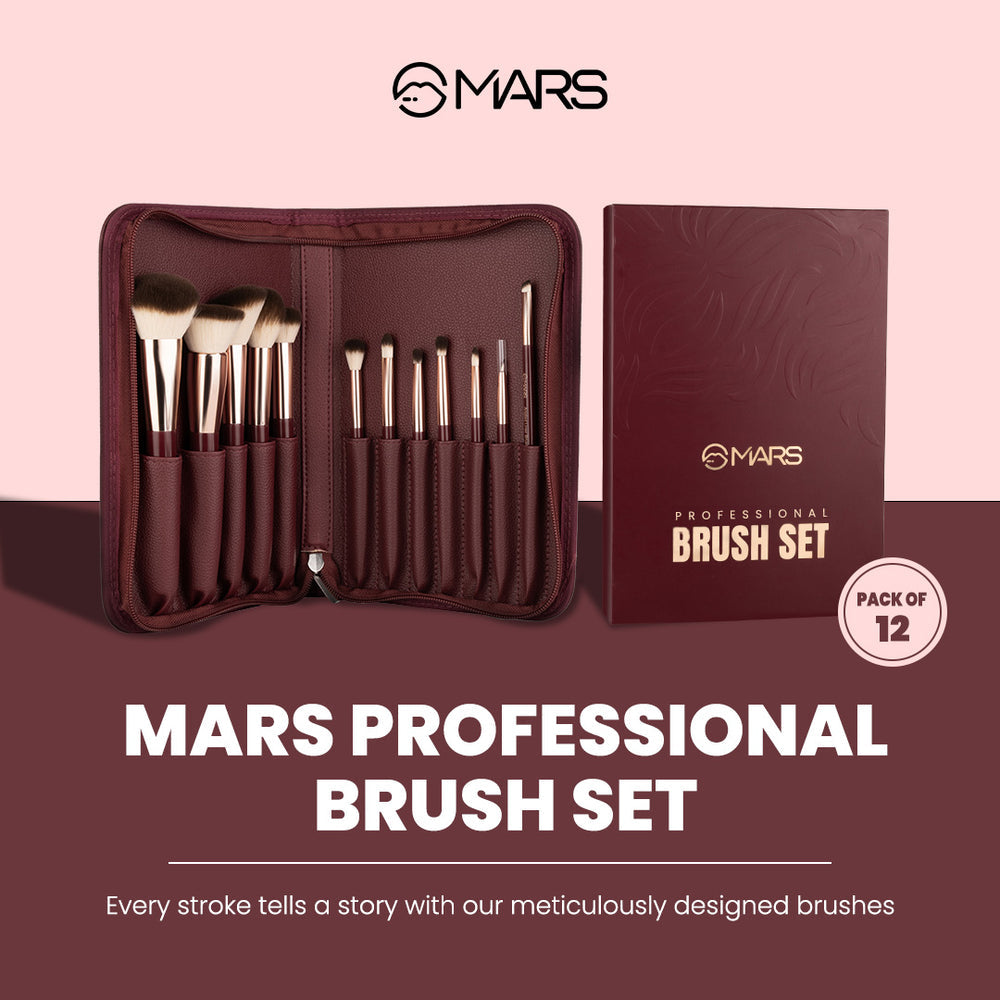 Mars Professional Brush Set | Pack of 12