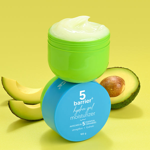 Aqualogica 5 Barrier+ Hydra Gel Moisturizer with Avocado & 5 Essential Ceramides - 100 g