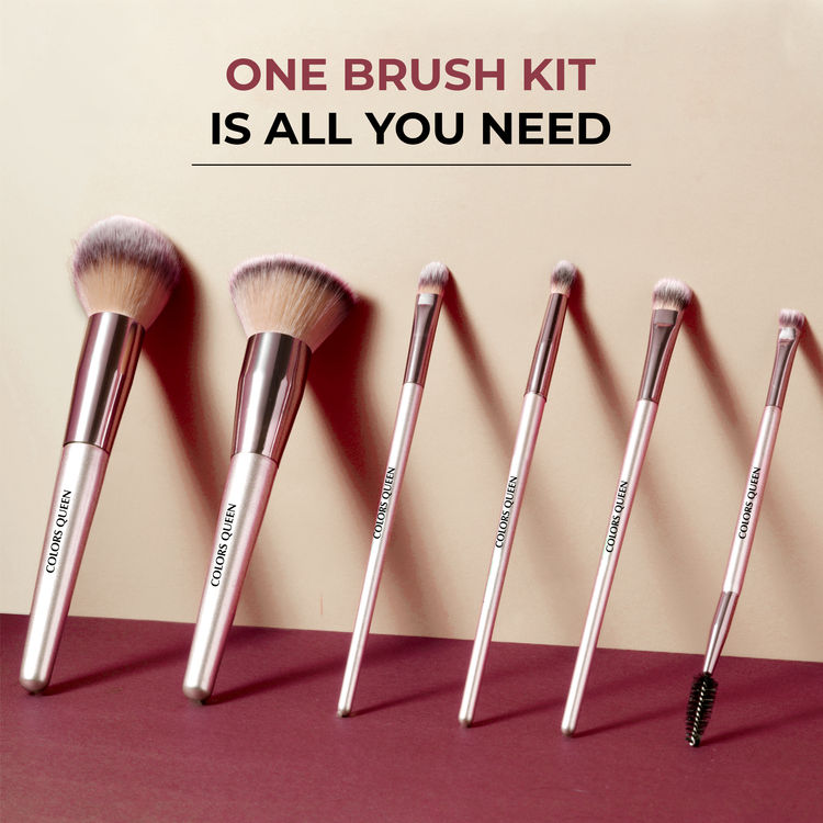 Colors Queen
Professional Face & Eye Brush Set Of 6 Brushes (BR-06)
(30g)