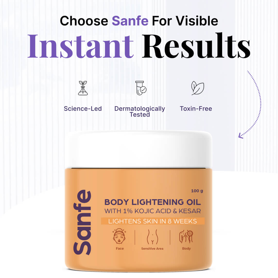 Sanfe Body Lightening Oil - 100gm