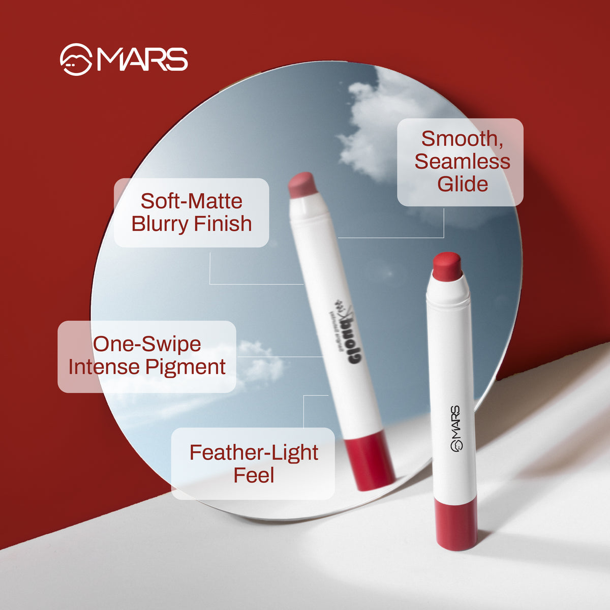 Mars Cloud Kiss Lip Crayon ( 01- dusty air)
