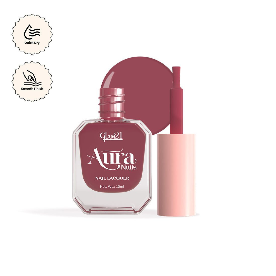 Glam21 Aura - Nail Lacquer (35Dusty Rose)