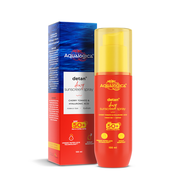 Aqualogica Detan+ Dewy Sunscreen Spray - 100 ml