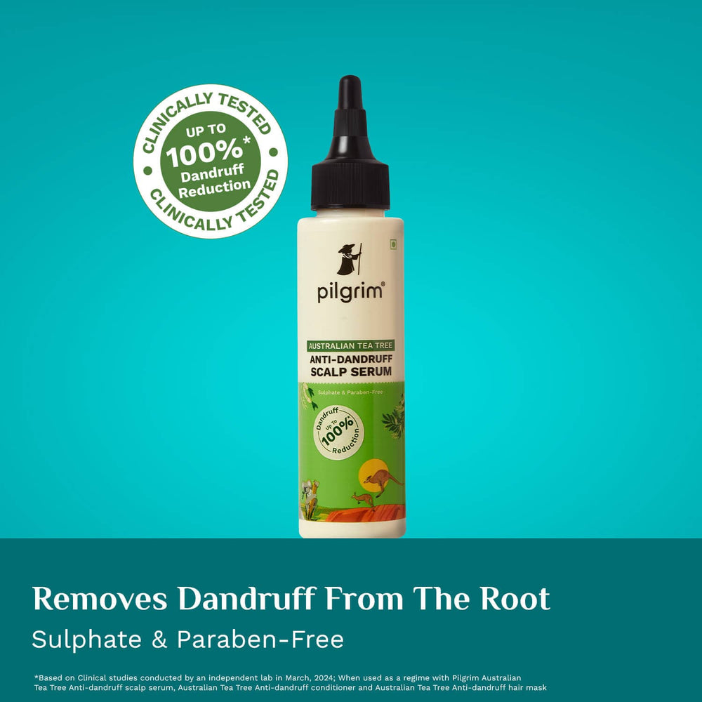 Pilgrim Australian Tea Tree Anti-Dandruff Scalp Serum
Pre-Shampoo Treatment To Keep Dandruff Away