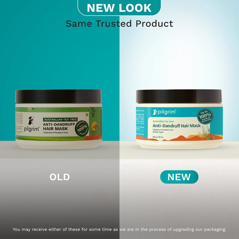 Pilgrim Australian Tea Tree Anti-Dandruff Hair Mask
Smoothens & Protects Dandruff-Prone Hair