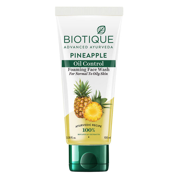 Biotique Bio Pineapple Oil Control Foaming Face Wash (100ml)