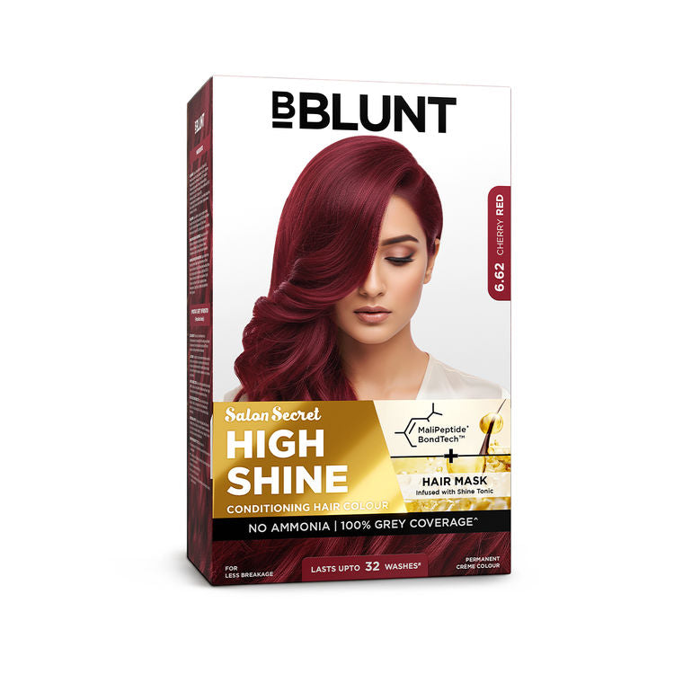 BBlunt Salon Secret High Shine Hair Colour - Cherry Red 6.62
(130g)