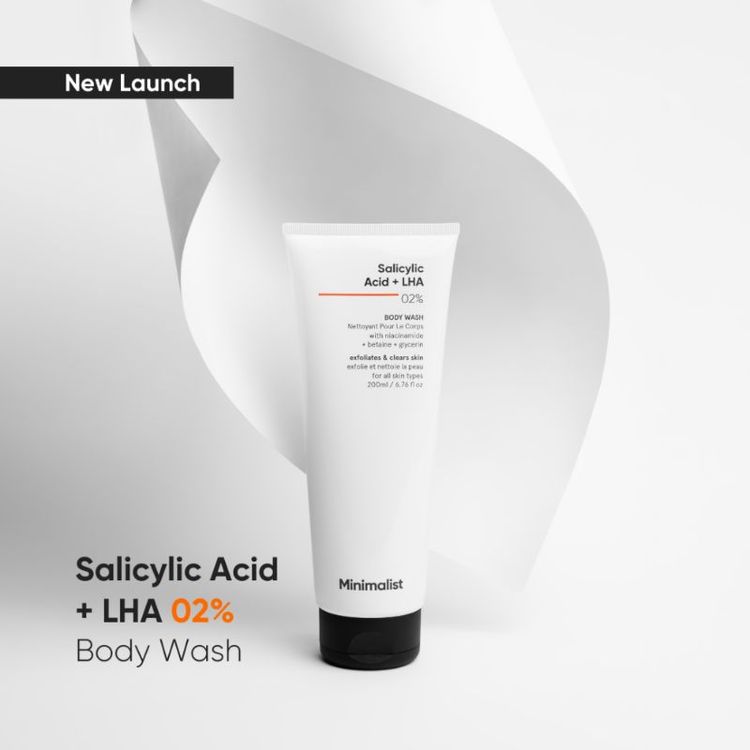 Minimalist Salicylic Acid & LHA 2% Body Wash With Niacinamide
(200ml)