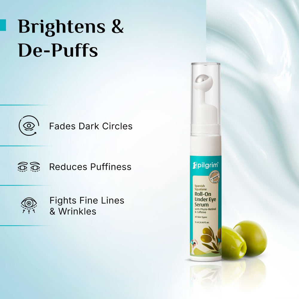 Pilgrim Squalane Under Eye Cream
Rejuvenation Surge With Plant Alternative Retinol + Caffeine