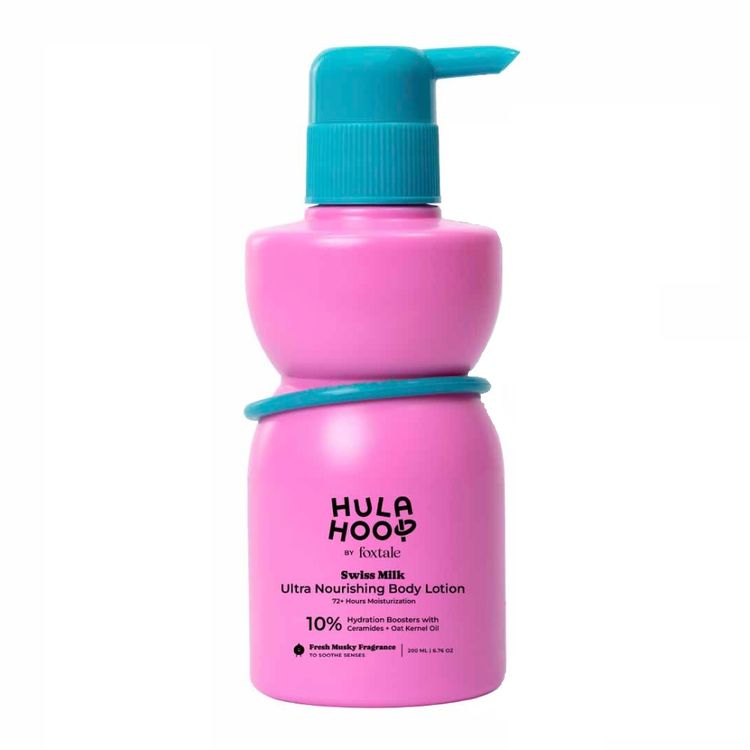 Foxtale Hydrating Body Lotion 72 HR Hydration, Lightweight Serum-In-Lotion With Hyaluronic Acid & Ceramides
(200ml)