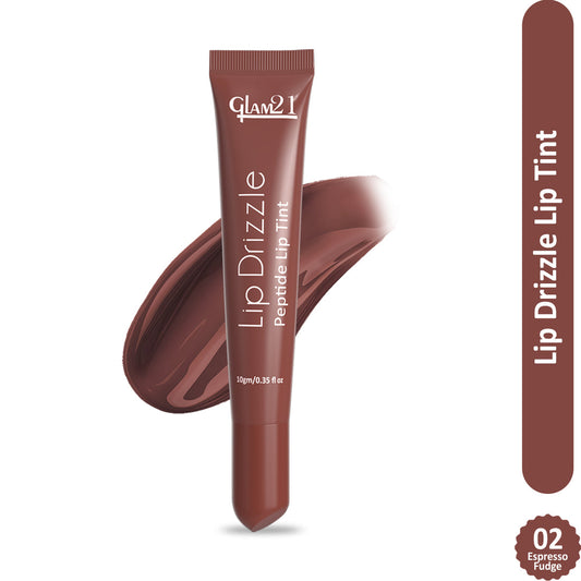 Glam21 Lip Drizzle Peptide Lip Tint (02 Espresso Fudge)
