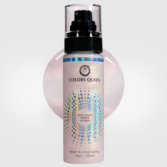 Colors Queen Gold Glow Makeup Fixer Spray 02 Magic Pink