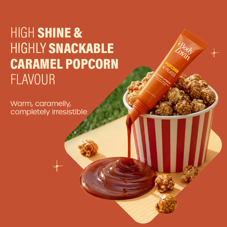 Plum BodyLovin' Popcorn N' Pilates Glassic Lip Balm - Caramel Brown
(10g)
