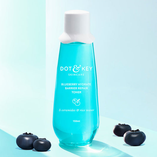 Dot & Key Blueberry Hydrate Barrier Repair Rice Water Toner (150ml)