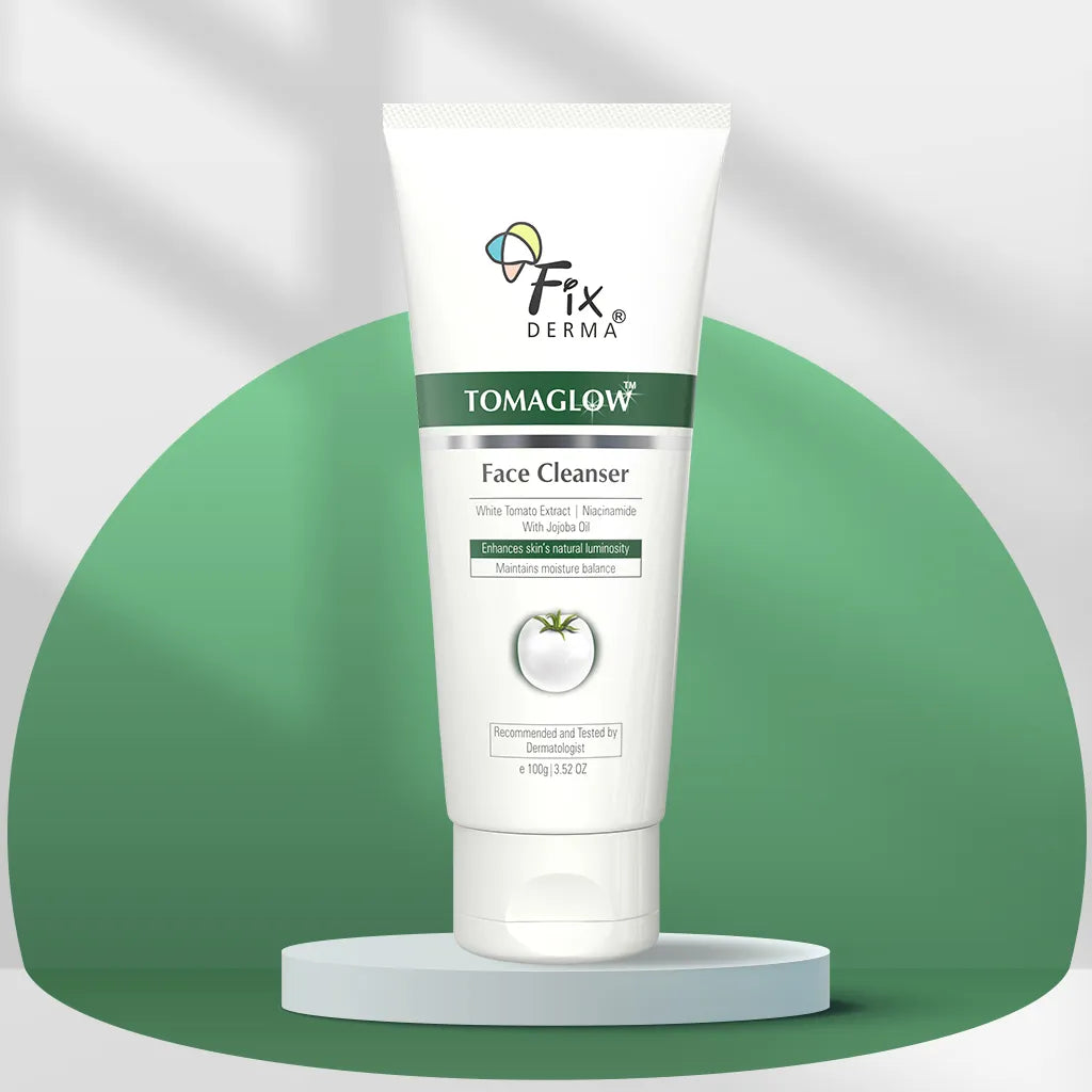 Fixderma Tomaglow Brightening Face Cleanser | Gently Cleanses and Brightens the Skin /100g