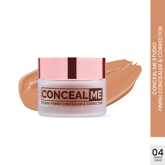 Glam21 Conceal Me Studio Finish Concealer & Corrector (Warm Sand - 04)