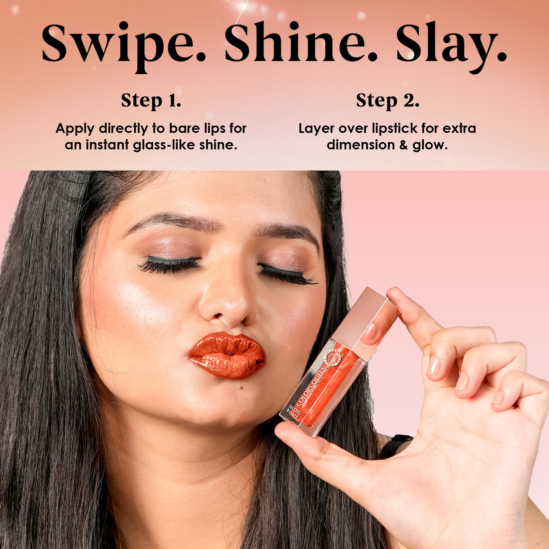 Colors Queen Lip Luminizer Gloss (01 peony)