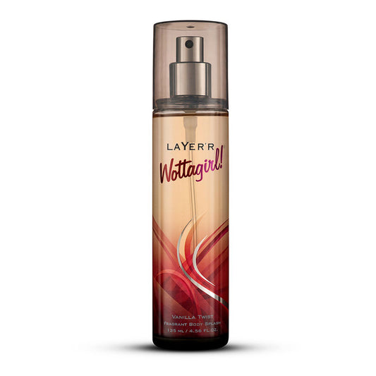 Layer'r Wottagirl Vanilla Twist Fragrant Body Splash For Her
(135ml)
