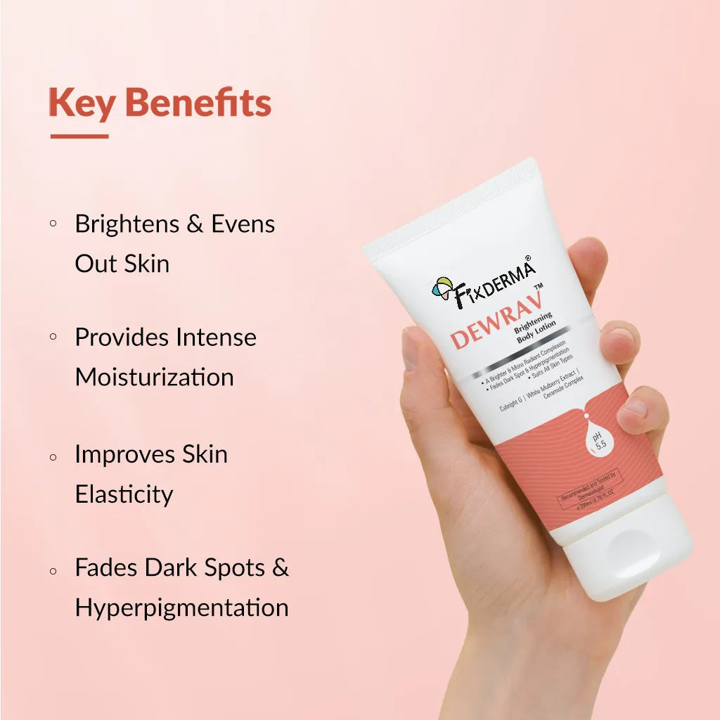 Fixderma Dewrav Brightening Body Lotion (200ml)