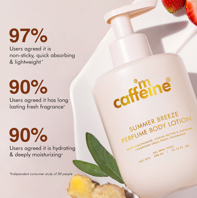 Mcaffeine Summer Breeze Perfume Body Lotion - 300ml