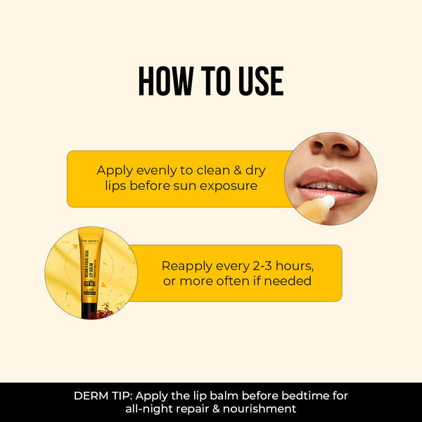Dr. Sheth's Kesar & Kojic Acid Lip Balm - 10g