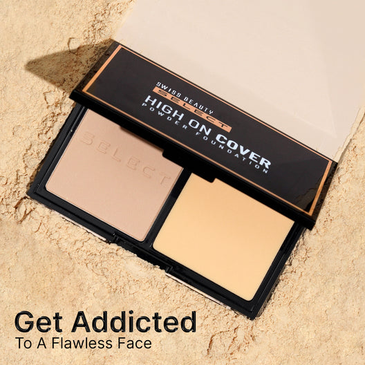 Swiss Beauty Select High On Cover Powder Foundation (04 Neutral Buff)