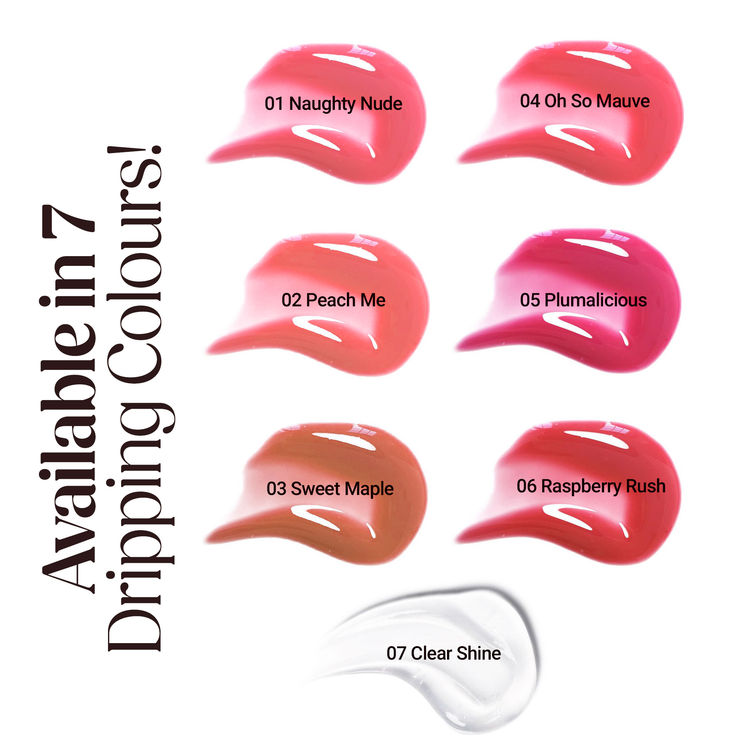 Hilary Rhoda Glass Glow Lip Gloss (Raspberry Rush 06)