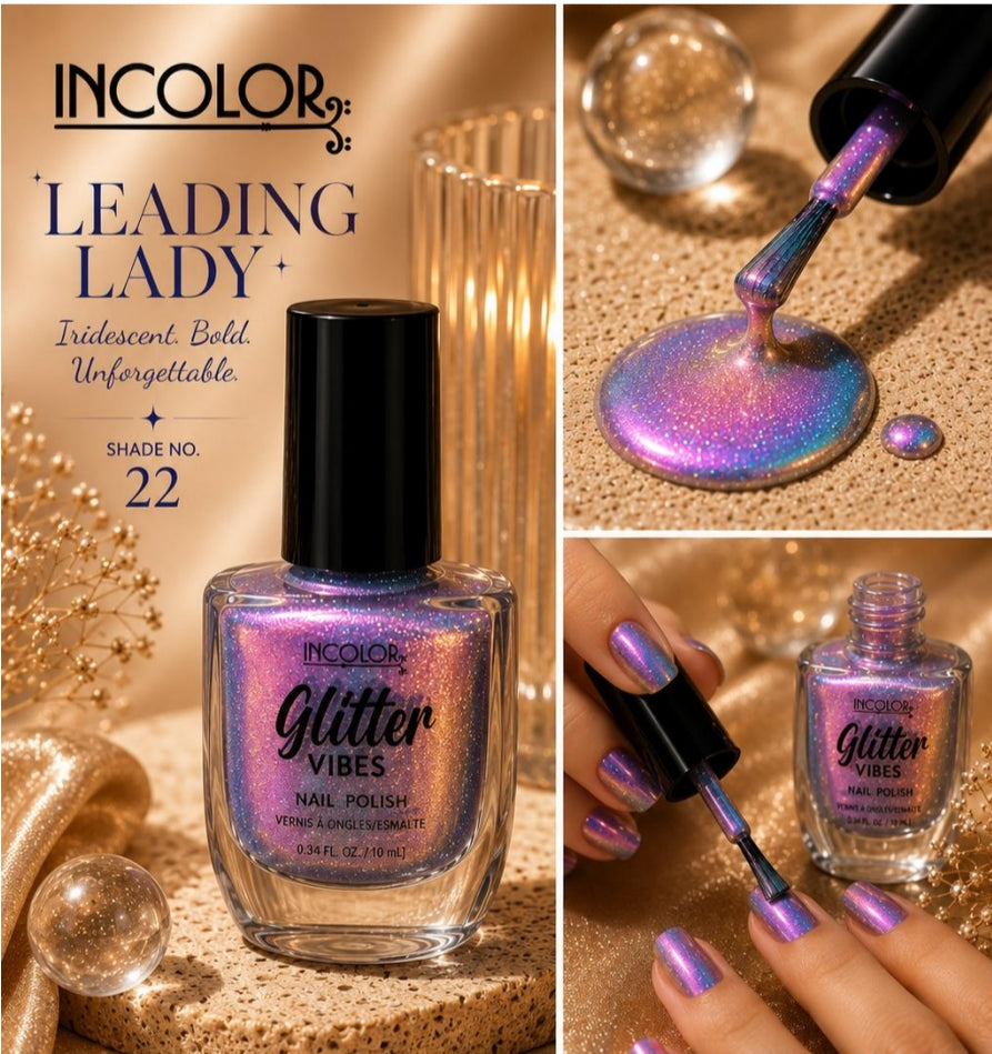 Incolor Glitter Vibes Nail Paints/ 22