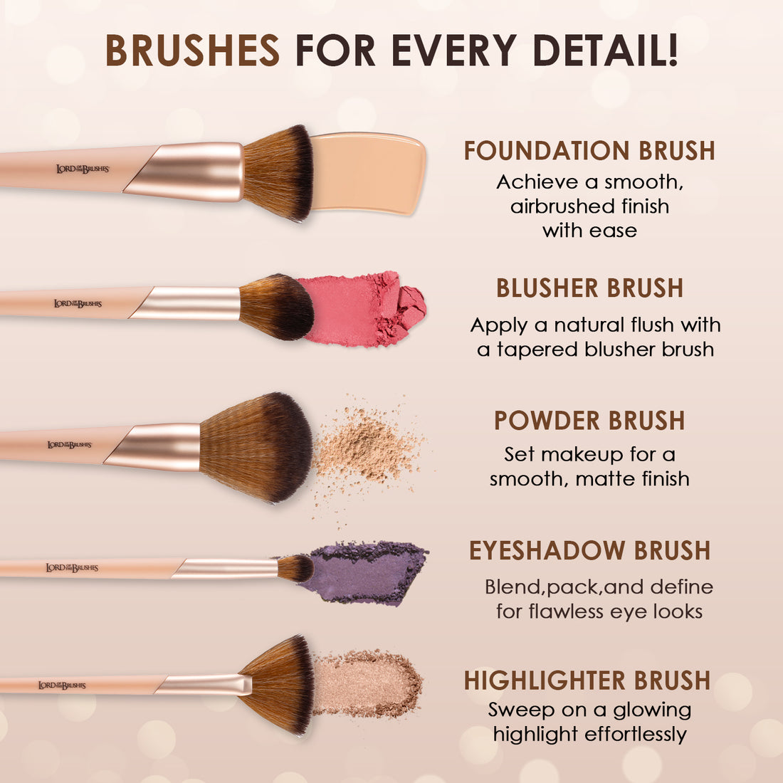 Glam21 Lord Of The Brushes Powder Brush