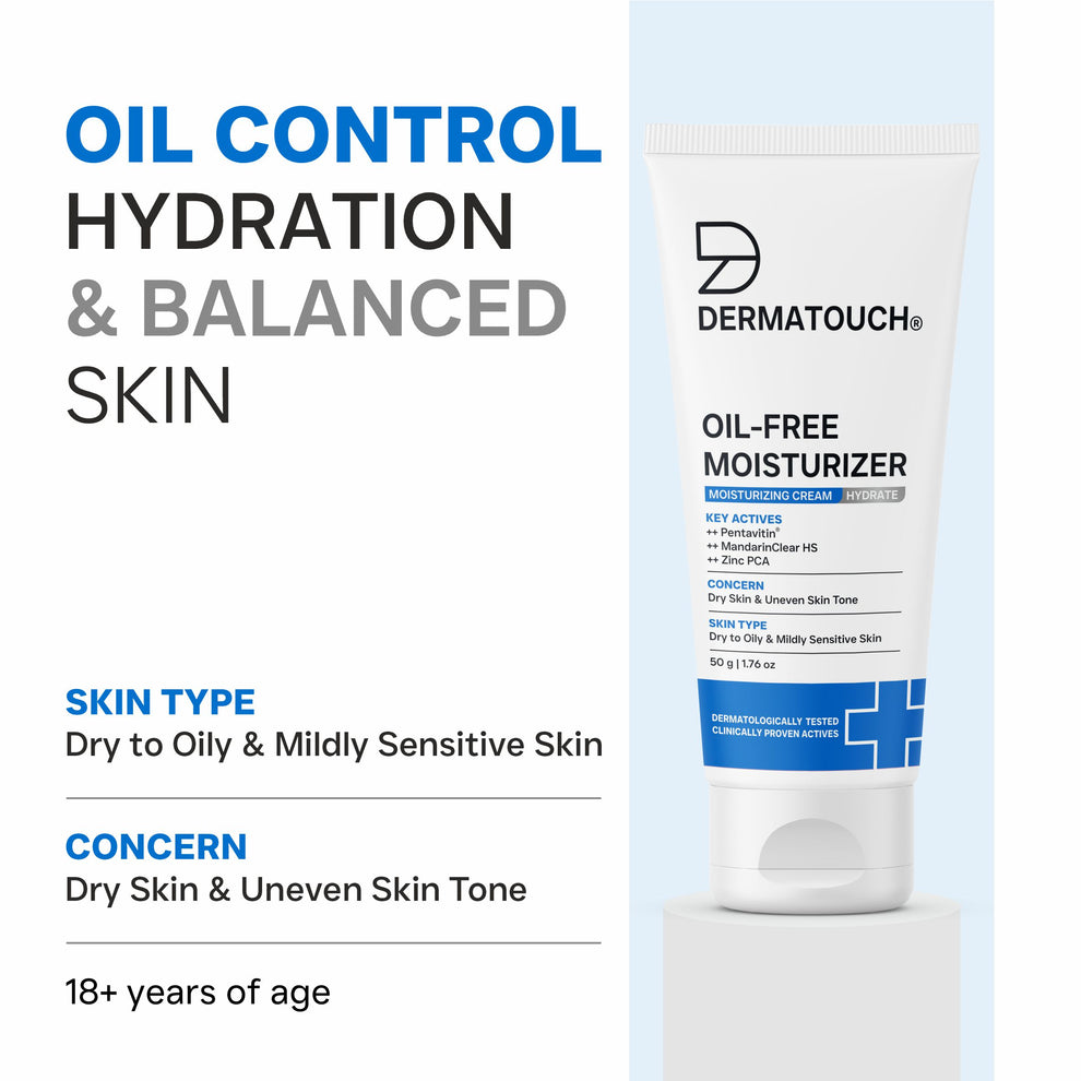 Dermatouch Oil-Free Moisturizer for Dry Skin & Uneven Skin Tone