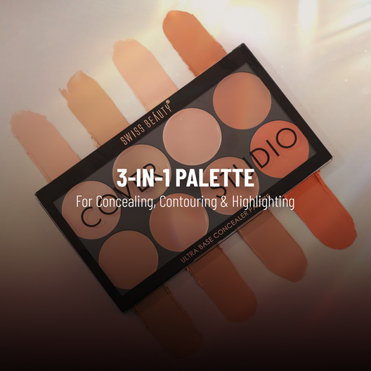 Swiss Beauty Cover Studio Concealer Palette (Multi-Color-01)