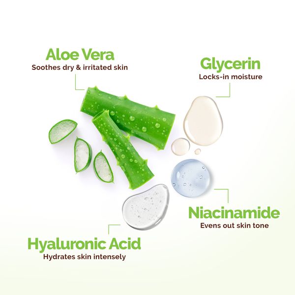 Mamaearth Aloe Refresh Hydrating Light Gel Moisturizer with Aloe Vera & Hyaluronic Acid for Hydrated Refreshed Skin - 200 g