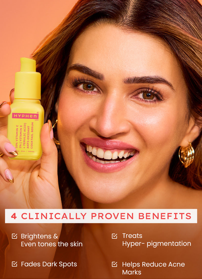 Hyphen 10% vitamin c serum with 1% [vitamin e + ferulic acid] - 20ml