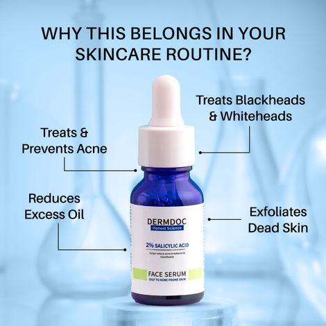DERMDOC 2% Salicylic Acid Face Serum (15 ml)
